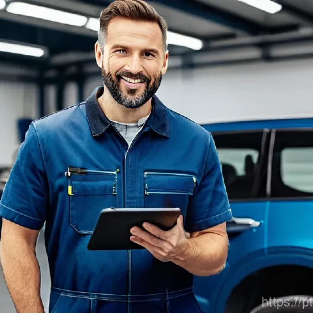 자동차정비기사 연봉 지역별 차이 - **Experienced Mechanic in a Modern Workshop Setting**
A skilled automotive mechanic, appearing t...