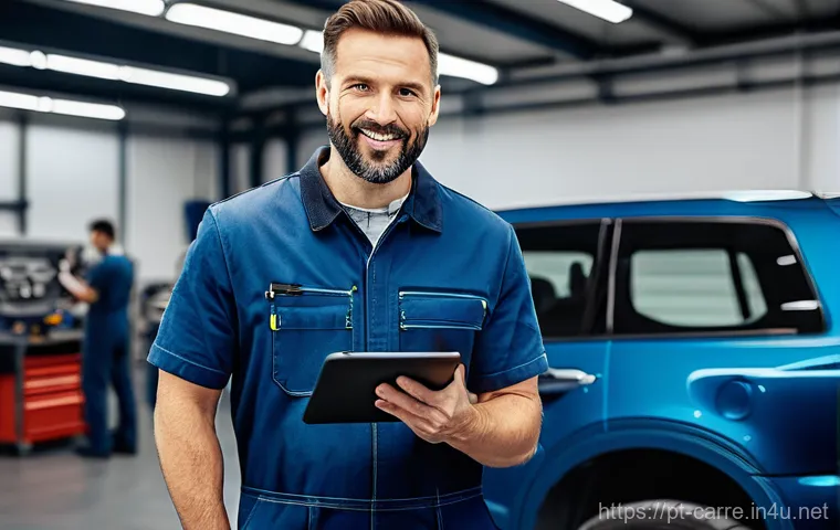자동차정비기사 연봉 지역별 차이 - **Experienced Mechanic in a Modern Workshop Setting**
A skilled automotive mechanic, appearing t...